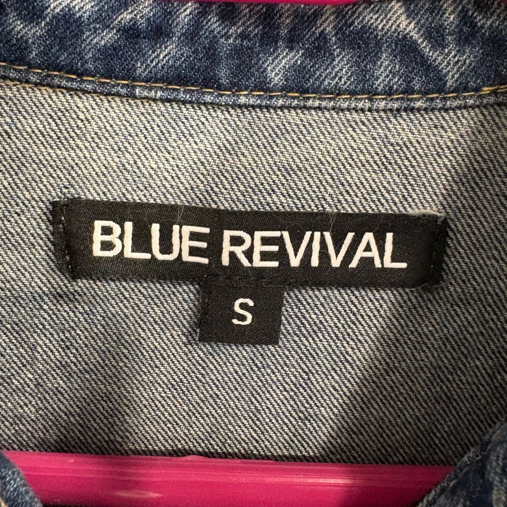 Blue Revival Two-Tone Denim and Black Jacket - Picture 3 of 13